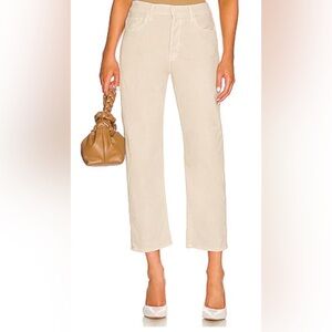 Mother The Ditcher Crop Jeans Chalk It Up | Size 26
